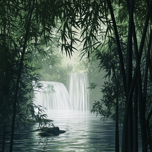 Immerse yourself in the serene soundscape of an enchanted bamboo forest. Melodic bamboo flute notes intertwine with ambient sounds of nature, such as rustling leaves and distant water streams, crafting a tranquil and ethereal world music experience for relaxation or meditation.