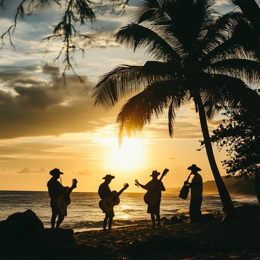 This composition captures the essence of a puerto rican sunset by the beach, blending traditional rhythms with modern influences. The track combines the rhythmic complexity of caribbean music with a contemporary twist, reflecting the dynamic culture and picturesque landscapes of puerto rico. The use of cuatro as the primary instrument adds a touch of authenticity and connects deeply with the island's musical heritage.