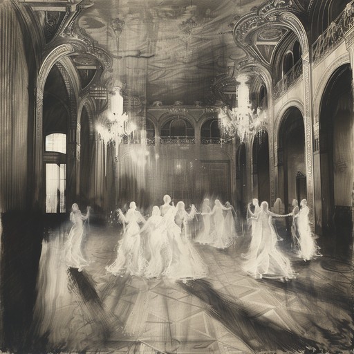 Imagine an abandoned ballroom at midnight, echoes of ghostly dancers swirling through the misty air. The music transports you to a forgotten era where apparitions glide gracefully across the floor. Every note evokes a sense of nostalgia, melancholy, and the eerie beauty of the past