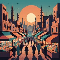 middle eastern rap fusion with dynamic beats