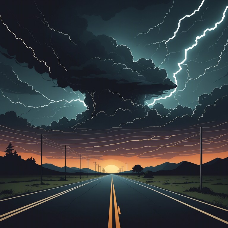 In this instrumental track, the essence of menace and adrenaline fuse through dark, aggressive guitar riffs and relentless drum patterns, crafting an auditory landscape fit for a furious ride along a forgotten highway. The powerful bass lines add to the overall intensity of the track, making it a perfect companion for moments requiring a surge of powerful energy.