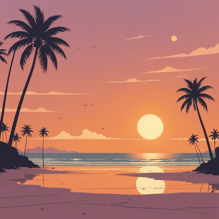 This instrumental track features a soothing and calm melody that captures the essence of a serene sunset on a blissful beach. Perfect for relaxation or low key social gatherings, the composition interweaves gentle beats with soft melodic patterns, echoing the rhythmic motions of the ocean.