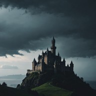 intense orchestral build with dramatic climax