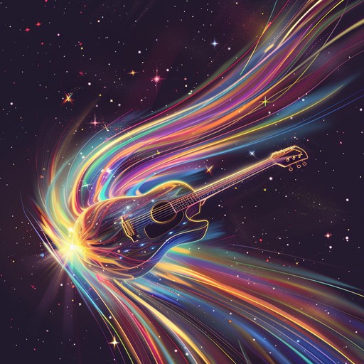 A captivating rock composition that captures the essence of floating through a starry expanse. The reverberating guitar layers blend seamlessly with atmospheric synths and steady drum rhythms, creating an ethereal soundscape that evokes cosmic dreams and deep introspection.