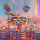 happy surreal tunes with playful unconventional synths and percussion