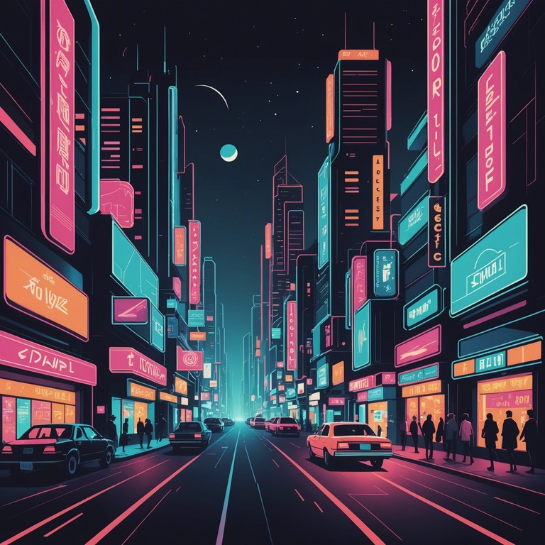 A fusion of traditional blues rock with futuristic, electronic overtones echoing through a neon lit metropolis, providing an energy infused listening experience.