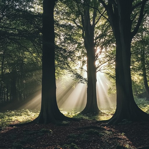 Echoes of wilderness is meant to emulate the harmonic tranquility of undisturbed natural landscapes, using a single flute that narrates the serene environment of a hidden forest vista. It invites listeners to immerse themselves in peaceful reflection or gentle relaxation.