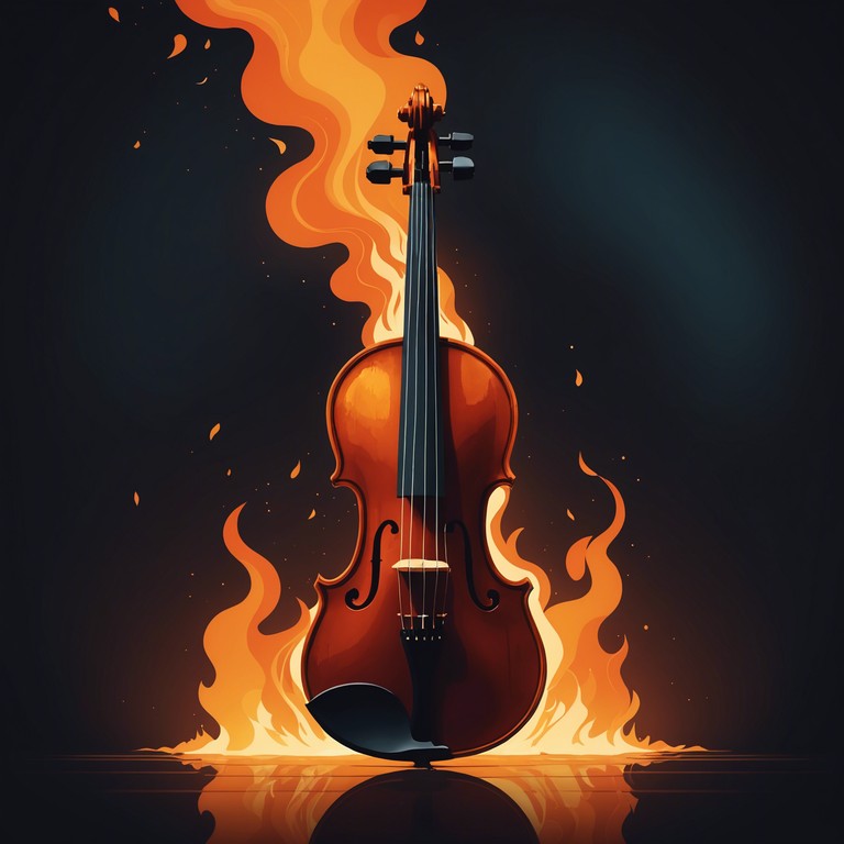 A capriccio violin piece that embodies the fiery dance of emotions, weaving through rapid, intense melodies and heartfelt vibrato. Passion erupts as the violin's pitch ascends in a thrilling, freestyle rendition. The performance is both technical and wildly expressive, capturing the essence of spontaneous musical creativity.