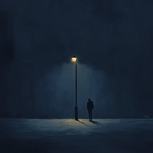 An instrumental oldies song that captures the restless hours of midnight, blending haunting melodies with an undercurrent of anxiety. The track evokes feelings of wandering through empty streets under flickering streetlights, with a sense of unease and contemplation. The nostalgic tones of a saxophone over a gentle, anxious rhythm create an atmosphere of tension and introspection.
