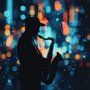 an energetic jazz tune inspired by urban nightlife sounds.