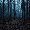 eerie strings paint a haunting forest ambiance