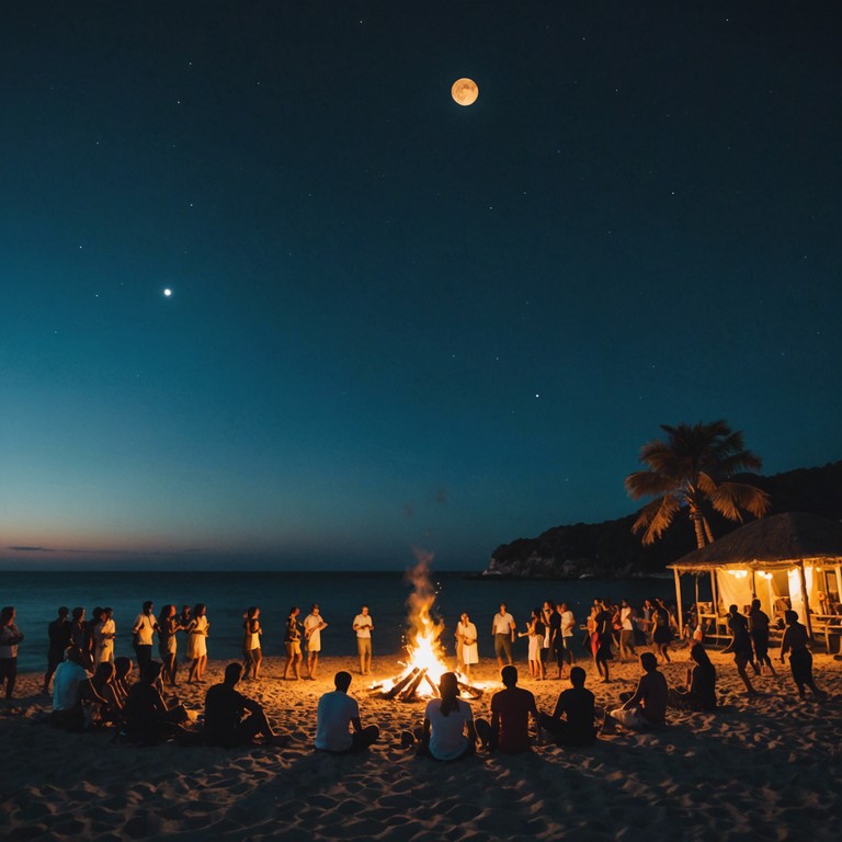 Infused with the rebellious spirit of a moonlit beach gathering, this track combines traditional caribbean calypso with bold, spirited rhythms that celebrate freedom and resistance. An energetic steelpan leads the charge, evoking the vibrant dance of waves and the spirit of independence