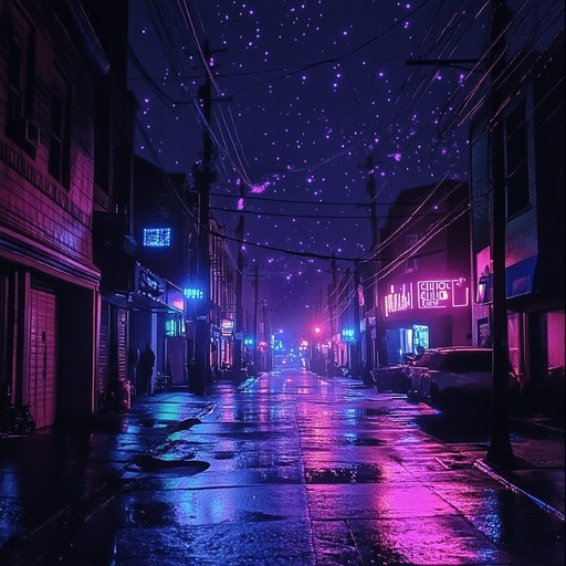 A nostalgic journey through a neon lit city, capturing the essence of 80s romance with lush synth textures and heartfelt melodies that transport listeners to a time of electric nights and endless possibilities.