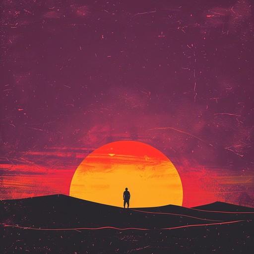 This track evokes an adventurous 70s vibe with a blend of exotic flute melodies set against a backdrop of groovy funk rhythms and percussion, envisaging a mysterious journey through a sunlit desert. The music seamlessly integrates elements of middle eastern scales with the laid back, yet energetic feel of 70s funk, creating an alluring and captivating experience.