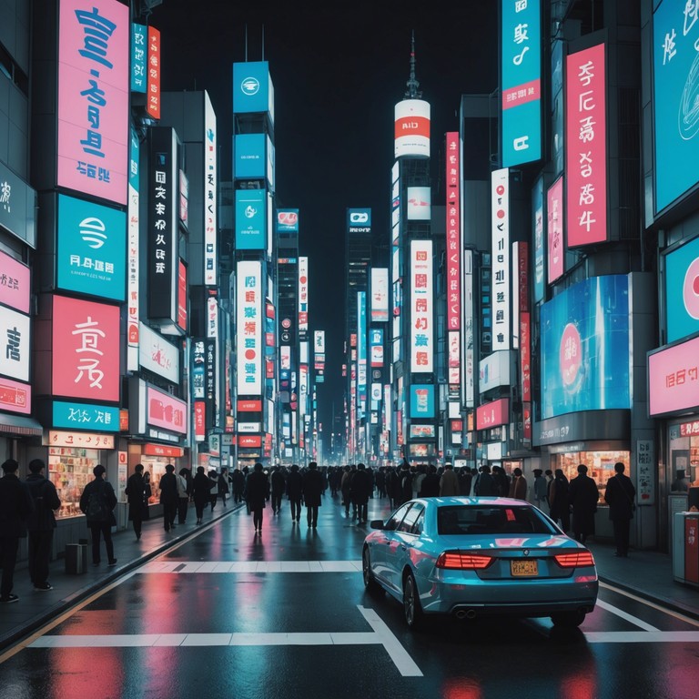 Follow a soundscape that pulses like the heart of tokyo at night, with each beat and synth wave echoing the city’s vibrant life and hidden secrets.