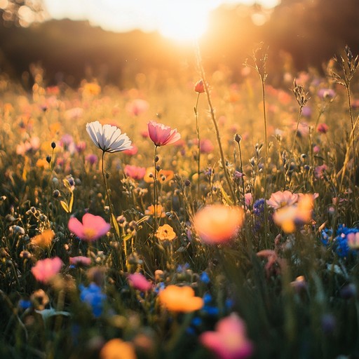 A vibrant instrumental tune capturing the essence of a sunny summer day, where warm sunlight dances on the lush green meadow. Each note of the piano paints a picture of carefree joy and harmonious nature, enveloping the listener in an uplifting embrace.