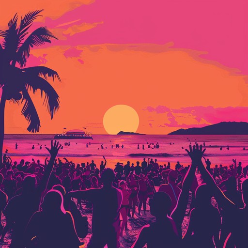 An instrumental rumba that captures the energy and joy of a tropical sunset party. Highlighting lively percussion, dynamic afro cuban rhythms, and exuberant melodies, this piece brings dancers together in a vibrant celebration by the beach, resonating with the spirit of festivity and joy.