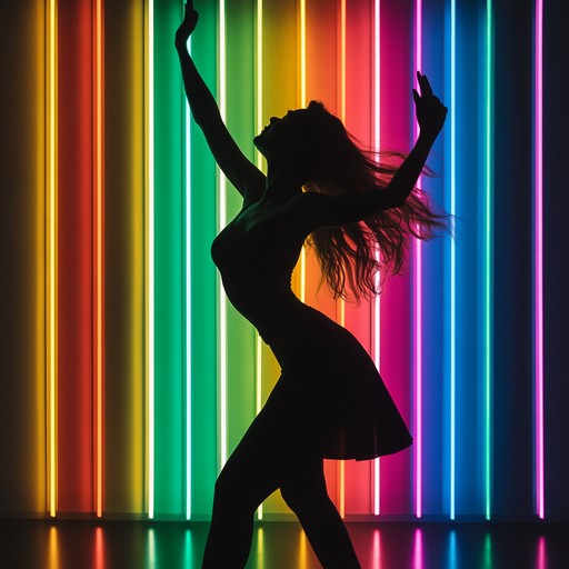A mix of cheerful and dark tones combines uplifting rhythms with the characteristic moody essence of darkwave, achieving a unique balance that evokes unexpected joy and movement A mix of cheerful and dark tones combines uplifting rhythms with the characteristic moody essence of darkwave, achieving a unique balance that evokes unexpected joy and movement