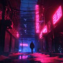 a reflective funky house track for solitary city nights