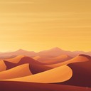 gentle melodies evoking western landscapes, warm sunset hues