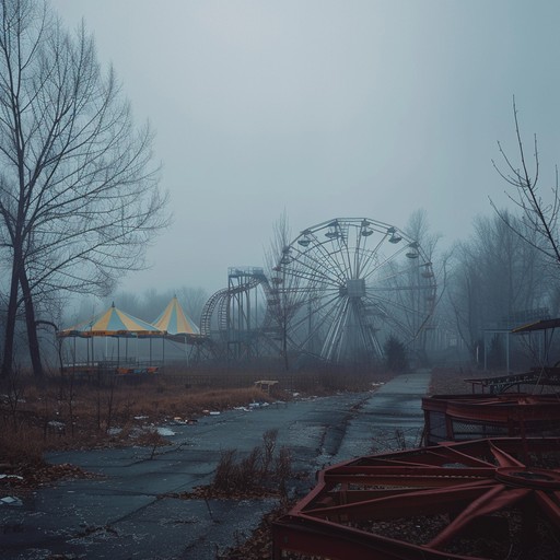 Picture a foggy, moonlit night. The rusting hulks of old rides creak in the wind. Faint, distorted echoes of calliope music and ghostly laughter seem to emanate from the derelict midway. Shadows move in the funhouse mirrors. The lonely, haunted tune captures the bygone joy, now lost to the ravages of time in this forgotten place of childhood dreams turned to nightmares.