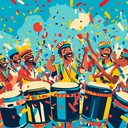 a dynamic samba track fueling empowerment and collective celebration