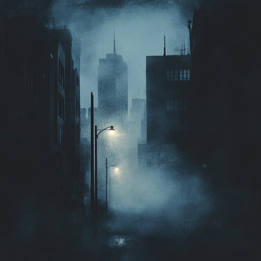 Imagine wandering through a ghostly urbanscape, where gritty soul melodies interweave with the raw energy of punk. The electric guitar dominates, driving a dynamic and unsettling groove that’s equally captivating and ominous.