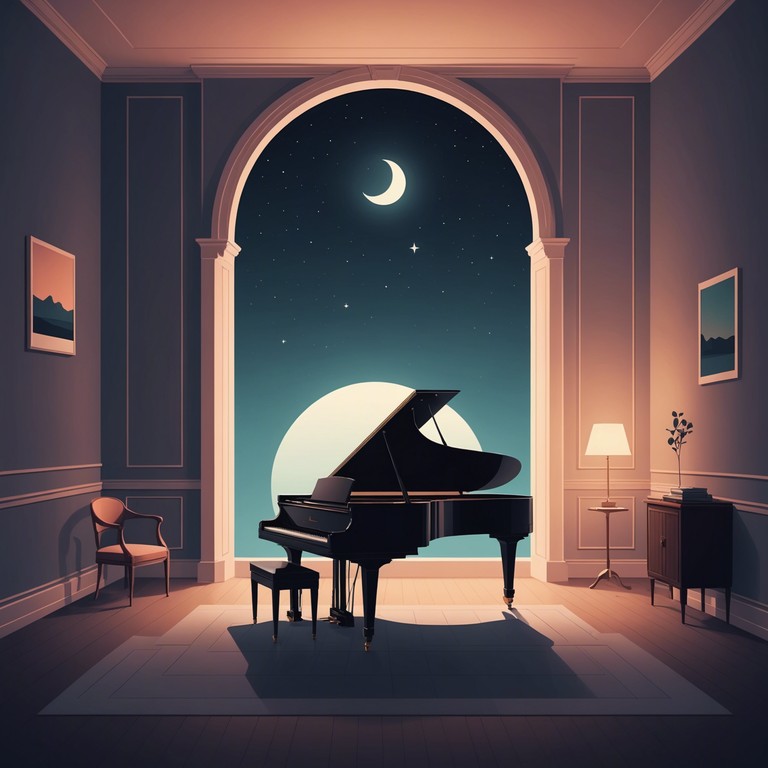 Imagine sitting alone in a well aged, dark oak room, where the soft echo of each piano note played brings a hauntingly beautiful ambiance. The room seems to breathe with the weight of history as the echoes linger, inviting listeners to lose themselves in thought, exploring the depth of their own inner landscapes.