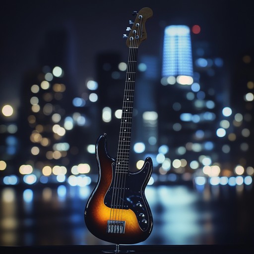 A sophisticated instrumental funk piece with smooth bass lines and rhythmic beats that embody the cool and energetic atmosphere of the city at night.