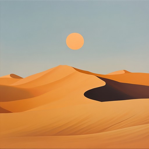 This piece captures the essence of a solitary voyage across empty deserts, evoking feelings of longing and reflection. The gentle strumming of an oud creates a hauntingly beautiful melody that weaves through traditional middle eastern rhythms, embodying the loneliness and wisdom of a desert nomad.