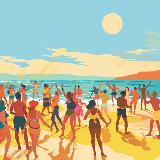 A high energy track featuring a vibrant mix of rhythmic beats and upbeat melodies, designed to evoke the joy and excitement of a sun filled summer dance. The track layers catchy hooks with festive rhythms, creating an infectious, celebratory atmosphere that encourages listeners to move and groove.