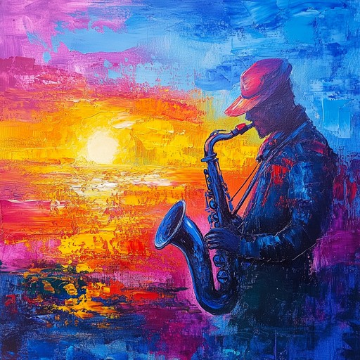 An instrumental jazz composition that conveys the excitement and joy of liberation, featuring soaring saxophone melodies over dynamic rhythms, capturing the essence of breaking free and embracing new horizons.