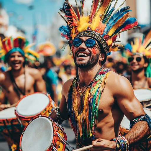 A lively instrumental that encapsulates the vibrant atmosphere of brazilian carnival, with driving rhythms, festive melodies, and an unstoppable dance beat.