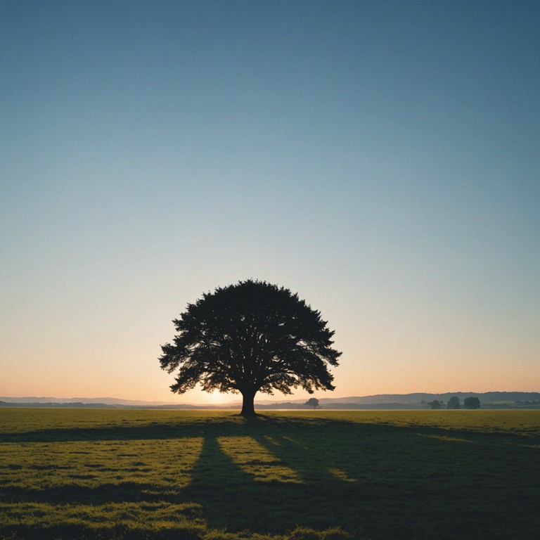 Imagine a soulful journey through the heart of american pastoral landscapes, crafted by the tender, intricate plucking of a banjo that speaks to the traditions and quiet joys of country life.