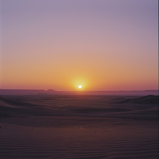 Feel the powerful surge of hope as traditional middle eastern instruments create rhythms that echo the spirit of freedom and liberation, inspiring resilience and forward momentum in a desert landscape.