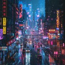 energetic beats with modern urban japanese pop vibe