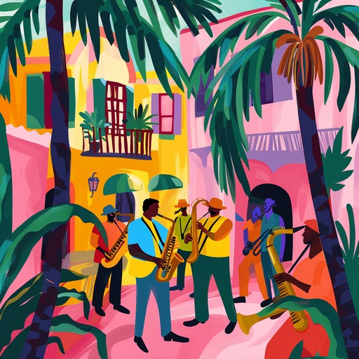 Feel the caribbean's lively pulse and the jazz's improvisational nature in this vibrant, funky, and upbeat track combining eclectic rhythms with tropical instrumentation.