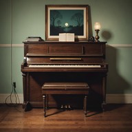 emotive piano sound reflecting haunting love memories
