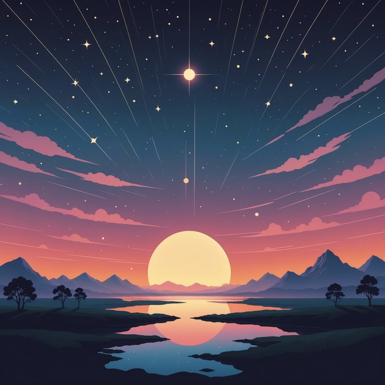 This composition weaves a tapestry of calming and expansive soundscapes meant to elevate the listener's spirit and inspire a state of serene introspection. Using minimalist but profound musical themes, this piece explores the boundary between dreams and reality, providing an auditory passage to a place of inner peace and cosmic wonder.