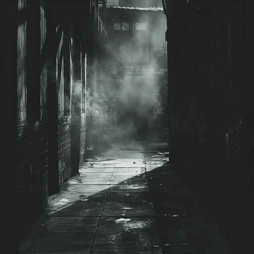 Deep, echoing whispers weave through darkened alleyways, creating a suspenseful and unnerving ambiance. The creeping progression keeps listeners on edge, as the whispers intensify and retreat, evoking a sense of impending dread and curiosity about what's lurking around the corner.