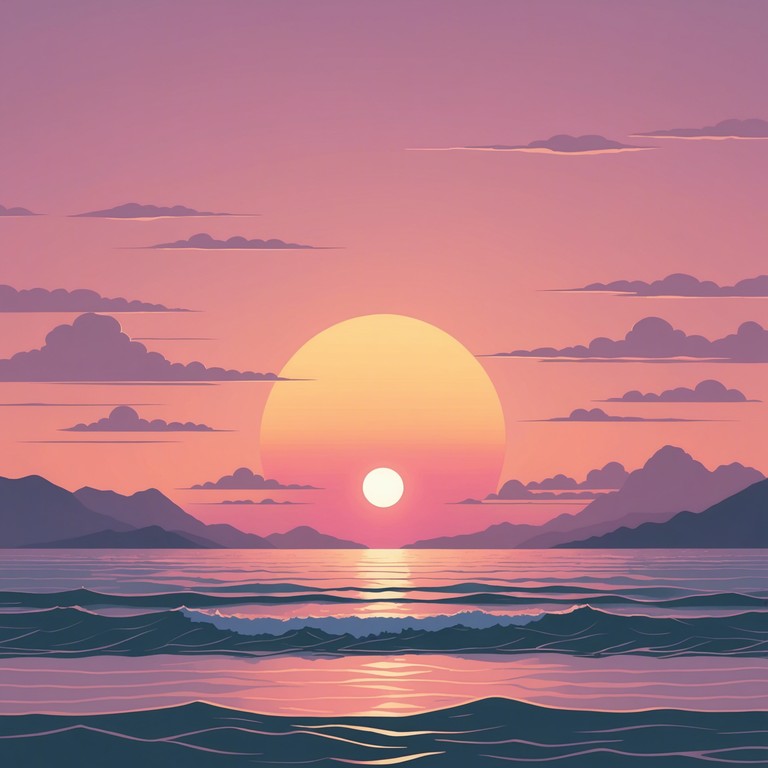 This track blends the distinctive analog warmth of vintage synthesizers with the laid back rhythms of contemporary chillwave, evoking feelings of a serene sunset from a forgotten summer. The nostalgic undertones create a soundscape that transports the listener to a peaceful evening by the beach in the 1980s, where memories and modernity harmoniously converge.