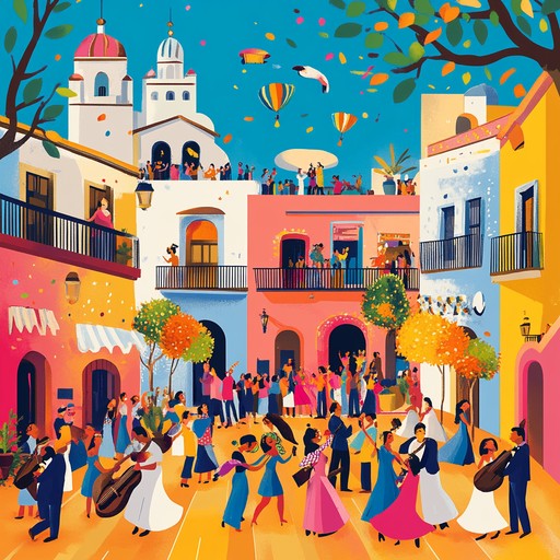 An energetic fusion of traditional brazilian samba, featuring vibrant percussion, spirited brass, and lively rhythms. The song crafts an infectious atmosphere of joy and celebration, inviting listeners to embrace the uplifting dance vibes and radiant energy. With its dynamic crescendos and melodic peaks, it's a perfect soundtrack for sunny festivities and moments of happiness.