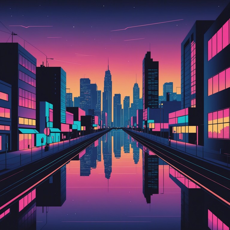 This track encapsulates a journey through a neon lit cityscape at dusk, blending lush synth pads with ethereal melodies to evoke a sense of nostalgia mixed with futuristic allure. The composition is meant to transport listeners to an imagined retro future where the glow of neon signs is as comforting as starlight.