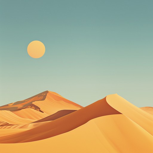 This piece captures the essence of a mystical journey through the expansive deserts of the middle east. Using traditional scales and rhythms, it evokes the feeling of an ancient landscape that is both enigmatic and hauntingly beautiful. The music should flow as if carried by the desert winds, incorporating scales that reflect the vast and mysterious atmosphere of the region.