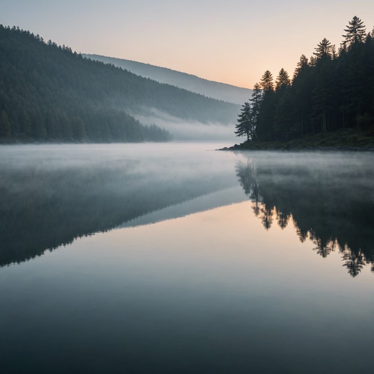 Imagine an early morning where the gentle piano tones mirror the tranquil expanse of a serene lake. Minimalistic and soothing, the music captures the peacefulness of dawn, offering a reflection of calmness and simplicity.