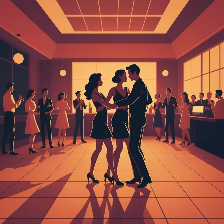 This composition captures the essence of a steamy havana night with a sensual mambo rhythm, perfect for dance lovers and those enchanted by the allure of latin music. The song builds around rhythmic percussion, inviting dancers to step closer in an intimate dance