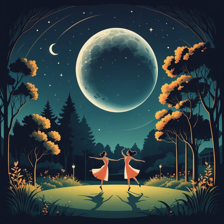 Imagine a serene night where dreamlike melodies of an acoustic guitar blend seamlessly with the sultry sounds of a traditional mambo. Soft percussion and whispered chords create an alluring dance under the stars, evoking feelings of nostalgia and wonder. The music captures the enchanting essence of an ethereal, moonlit escapade.