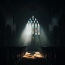 atmospheric gospel song with a haunting, ominous ambiance.