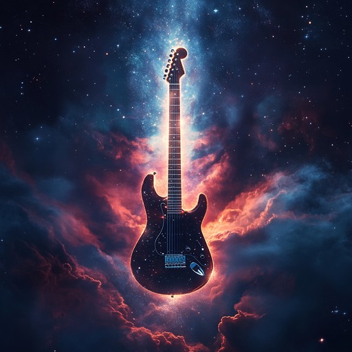 An enchanting instrumental that fuses the flamboyant flair of glam rock with dreamlike, cosmic elements. Ethereal guitar riffs and atmospheric synthesizers create a mystical voyage through stardust and celestial realms.