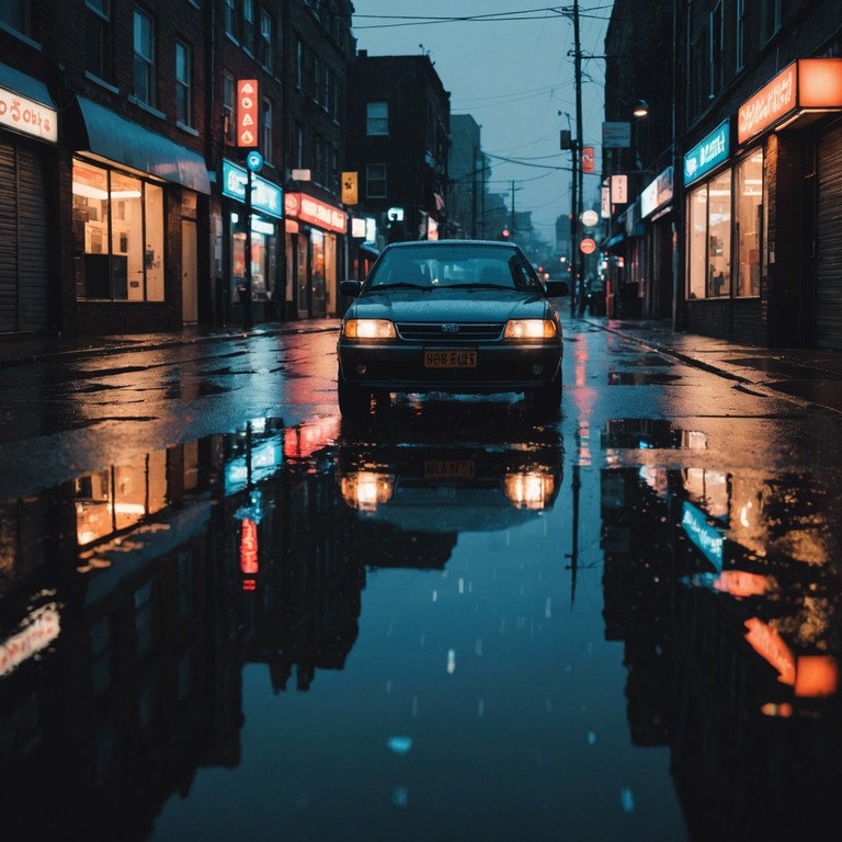 Imagine a late night drive through the softly lit streets of a bustling city, where each turn unravels a smoother, more rhythmic form of funk, designed to hypnotize with its persistent beats. A track centered around a repetitive, catchy electric bass line that seamlessly blends with ambient street sounds, creating a hypnotic, driving experience